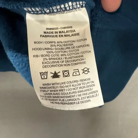 Air Jordan Hoodie Flight MVP #23 Blue Pullover Michael Jordan Mens XXL Nike - Picture 6 of 10